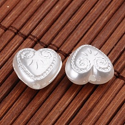 Heart Imitation Pearl Acrylic Beads&nbsp;OACR-L004-2239