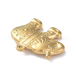 Ion Plating(IP) 304 Stainless Steel Pendant Rhinestone Settings&nbsp;STAS-P324-40G