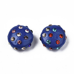 Polymer Clay Rhinestone Beads&nbsp;RB-S056-27A
