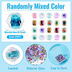 Transparent Glass Beads&nbsp;GLAA-TAC0028-006