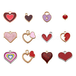 Alloy Enamel Pendants&nbsp;PALLOY-KS0002-04