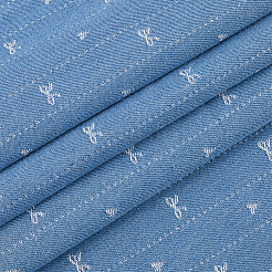 Bowknot Pattern Polycotton Fabrics&nbsp;DIY-WH0128-92