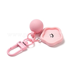 Cartoon Smiling Face Acrylic Pendant Keychain&nbsp;KEYC-D017-01F