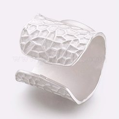 Cuff Brass Pad Finger Ring Settings&nbsp;X-KK-E703-01MS