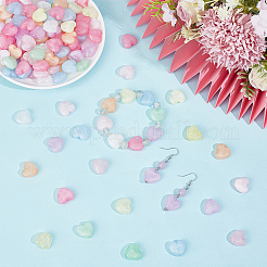 150Pcs Luminous Transparent Acrylic Beads&nbsp;OACR-PA0002-02
