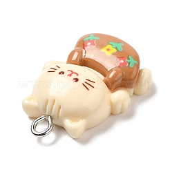 Opaque Resin Pendants&nbsp;RESI-C037-02B