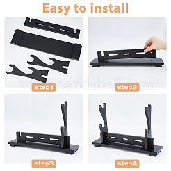 2-Tier Wooden Sword Katana Holder Stands&nbsp;ODIS-WH0081-11B