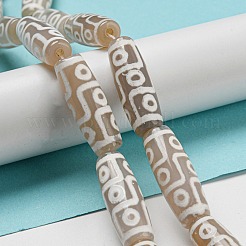 Tibetan Style dZi Beads Strands&nbsp;G-P526-C01