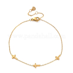 304 Stainless Steel Cable Chains Link Bracelets&nbsp;BJEW-K265-06P