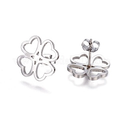 Tarnish Resistant 304 Stainless Steel Stud Earrings&nbsp;EJEW-F234-01P