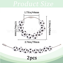 16mm Round Sport Ball Wooden Beaded Embellishments&nbsp;FIND-WH20003-42B