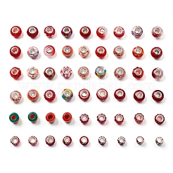 Acrylic & Resin & Polymer Clay Rhinestone European Beads&nbsp;FPDL-S015-04D