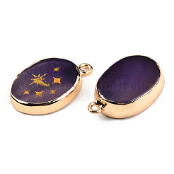Natural Agate Pendants&nbsp;G-N326-155F