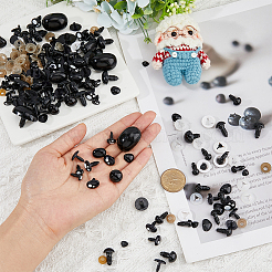 Plastic Craft Doll Eyes & Noses Set&nbsp;DIY-FH0006-67