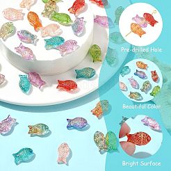 90Pcs 9 Colors Electroplate Transparent Glass Beads&nbsp;EGLA-CJ0001-30