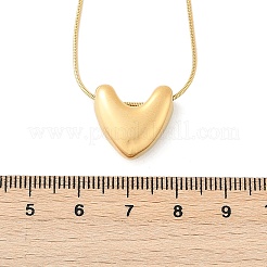 304 Stainlee Steel Pendant Snake Chain Necklaces for Women&nbsp;NJEW-M087-01G-02