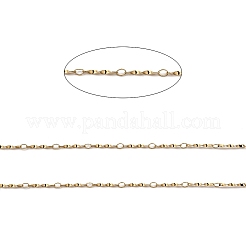 Ion Plating(IP) Handmade 304 Stainless Steel Twist Link Chains&nbsp;CHS-G025-07G