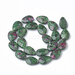 Natural Ruby in Zoisite Beads Strands&nbsp;X-G-S292-20