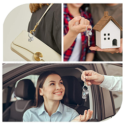 Tibetan Style Alloy & Resin Pendant Keychain&nbsp;KEYC-AB00023