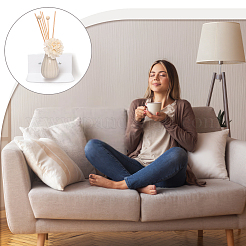 Opaque Acrylic Wall Mounted Display Stands&nbsp;ODIS-WH0038-74