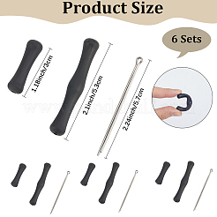 6 Bags Silicone Bow String Finger Guards&nbsp;AJEW-CP0010-21