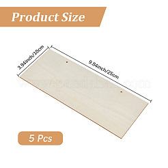Unfinished Blank Wooden Hanging Decorations&nbsp;AJEW-CN0006-53