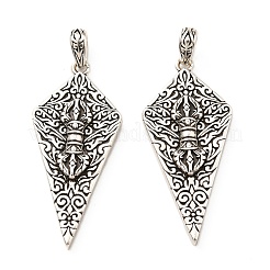 Rack Plating Brass Pendants&nbsp;KK-D026-19AS