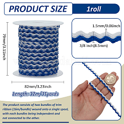 2 Bundles Polypropylene Wavy Fringe Trim Ribbon&nbsp;OCOR-FG0003-05E