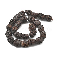 Carved Wood Beads&nbsp;WOOD-Q060-02B