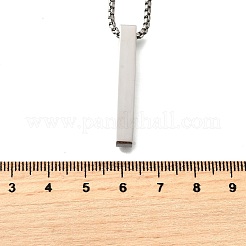 304 Stainless Steel Pendant Necklaces&nbsp;NJEW-P329-01P