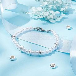 8Pcs 925 Sterling Silver Spacer Beads&nbsp;STER-BC0001-61A