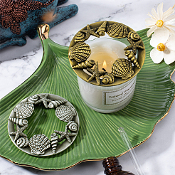Zinc Alloy Candle Toppers&nbsp;AJEW-PH0017-58-WH