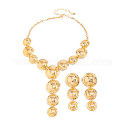 Iron Pendant Necklaces & Stud Earrings Sets&nbsp;WG3A6E0-01