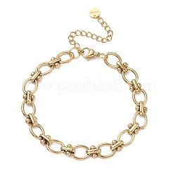 304 Stainless Steel Link Chain Bracelets for Women&nbsp;BJEW-A166-03G