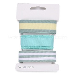 9 Yards 3 Styles Polyester Ribbon&nbsp;SRIB-A014-C06