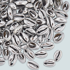100Pcs Electroplated Natural Cowrie Shell Beads&nbsp;BSHE-LT0001-05B