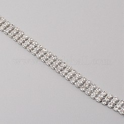 Glass Rhinestone Cup Chains&nbsp;CHC-TAC0001-01B