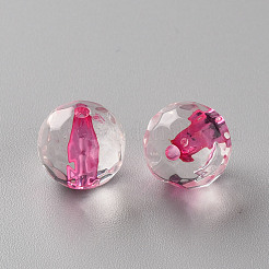 Transparent Acrylic Beads&nbsp;TACR-S154-10A