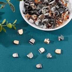 180Pcs 6 Style Zinc Alloy Ribbon Crimp Ends&nbsp;FIND-CA0004-51