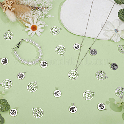 80Pcs 2 Styles Tibetan Style Alloy Pendants&nbsp;TIBE-HY0001-13