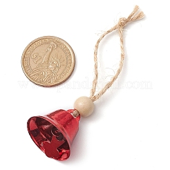 3Pcs Iron Bell Pendant Decoration&nbsp;HJEW-JM02489