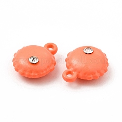 Spray Painted Alloy Pendants&nbsp;FIND-B016-03