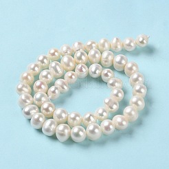 Natural Cultured Freshwater Pearl Beads Strands&nbsp;PEAR-E018-05