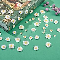 100Pcs 5 Style Opaque Resin Cabochons&nbsp;RESI-SZ0001-47