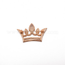 Crystal Rhinestone Crown Brooch&nbsp;JEWB-WH0022-25