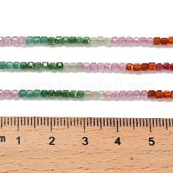Gradient Color Cubic Zirconia Bead Strands&nbsp;ZIRC-F144-02A