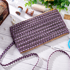 Polyester S-shaped Lace Trim&nbsp;OCOR-WH0068-80B
