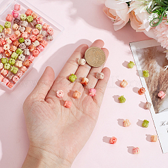 100Pcs 5 Colors Synthetic Coral Beads&nbsp;CORA-SP0001-20