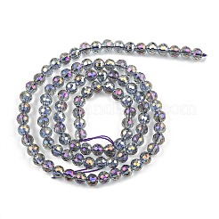 Electroplate Transparent Glass Beads&nbsp;EGLA-B013-02A-HP17