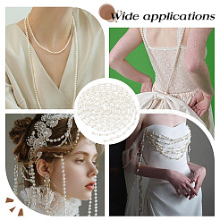 6Pcs Plastic Imitation Pearl Beaded Trim Garland Strand&nbsp;DIY-MA0006-87